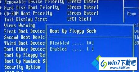 设置为“disabled” win10系统电脑每次开机总要按F2才能进入系统的图文步骤